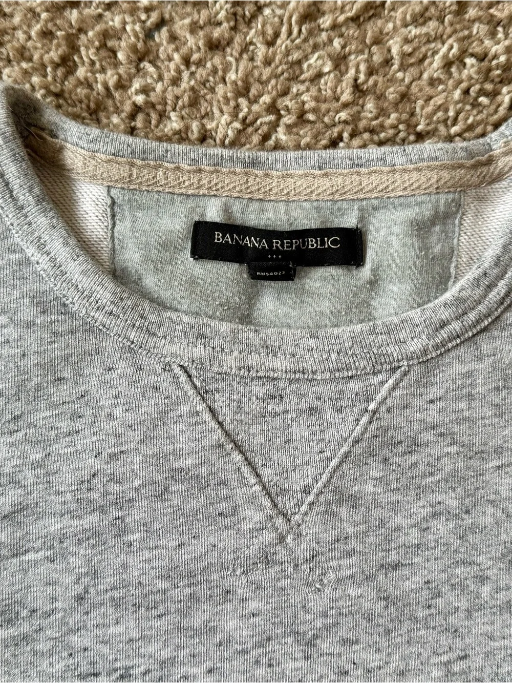 Banana Republic Light Heather Gray Crewneck Sweatshirt - Picture 2 of 6